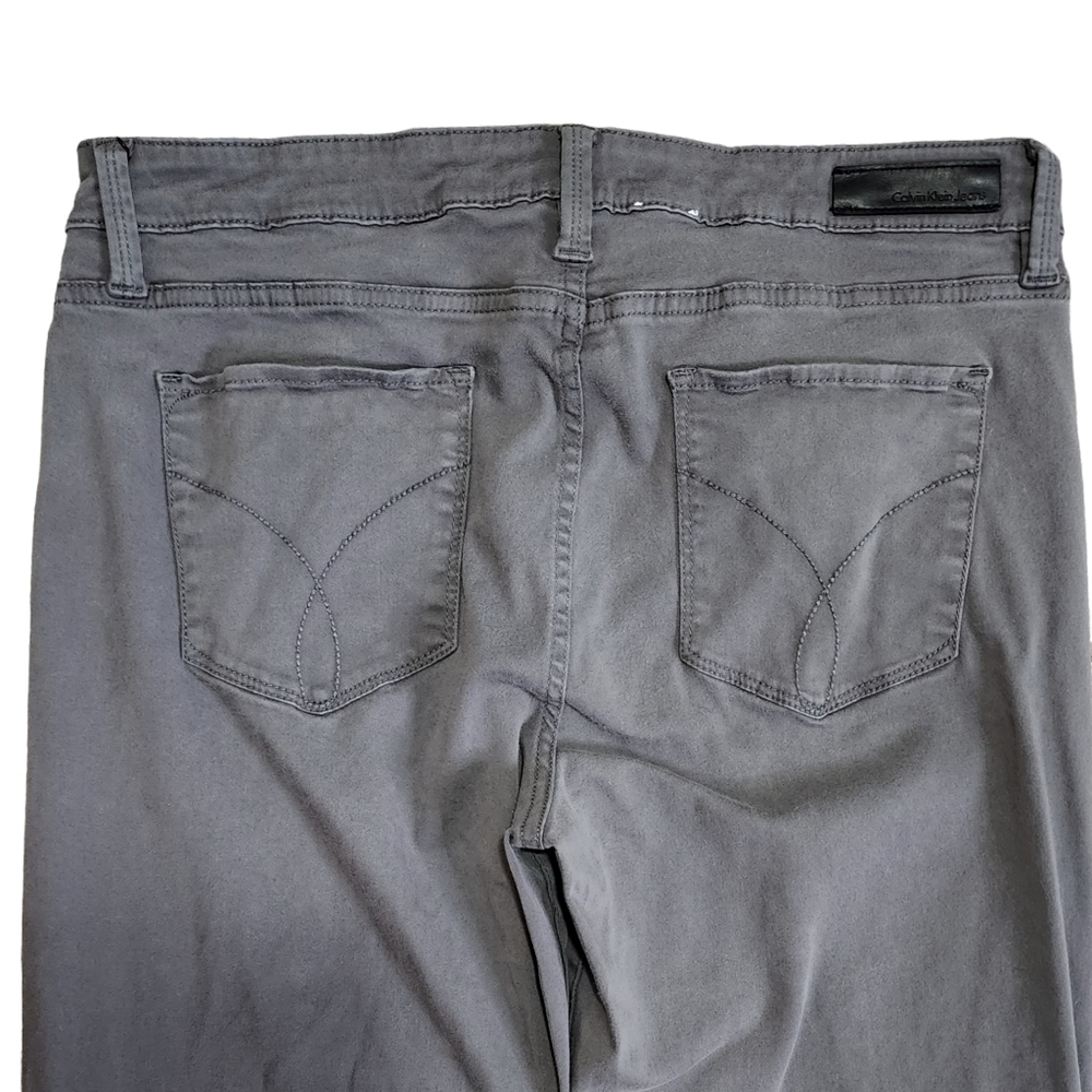 Calvin Klein Grey Slim Skinny Jeans - 12 - Picture 5 of 7